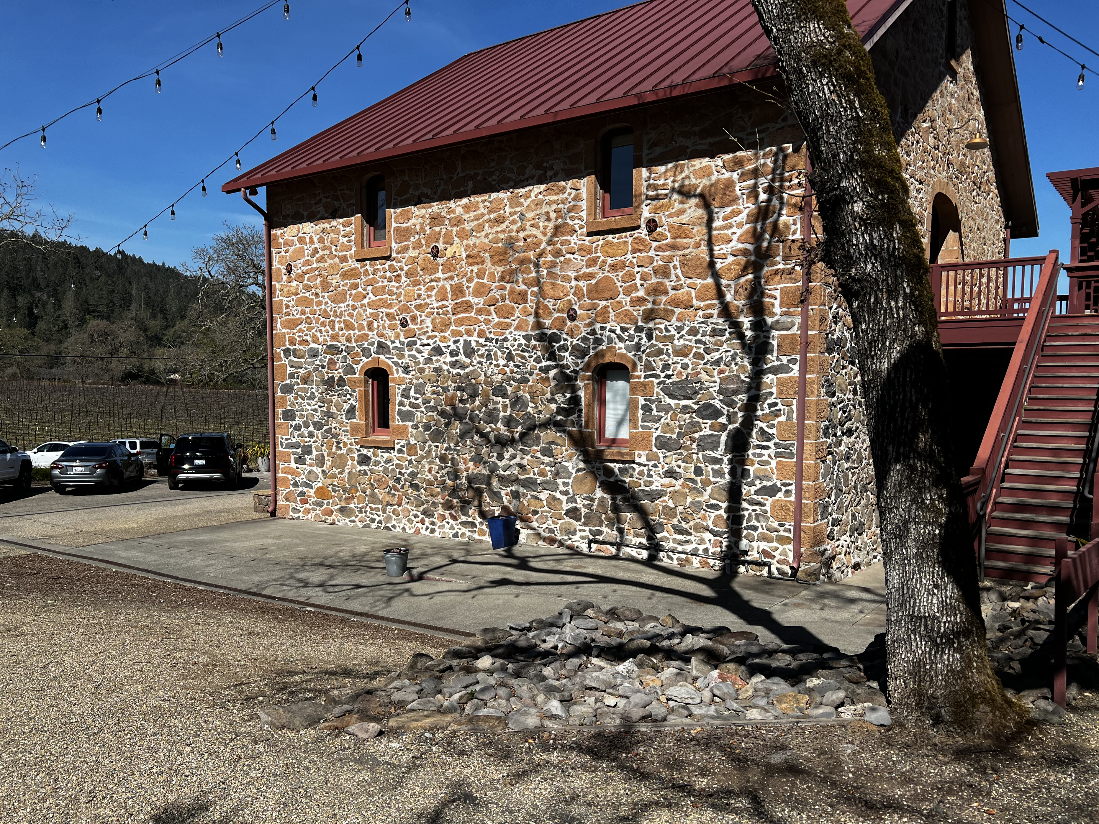 Ehlers Estate — egress, before renovation.