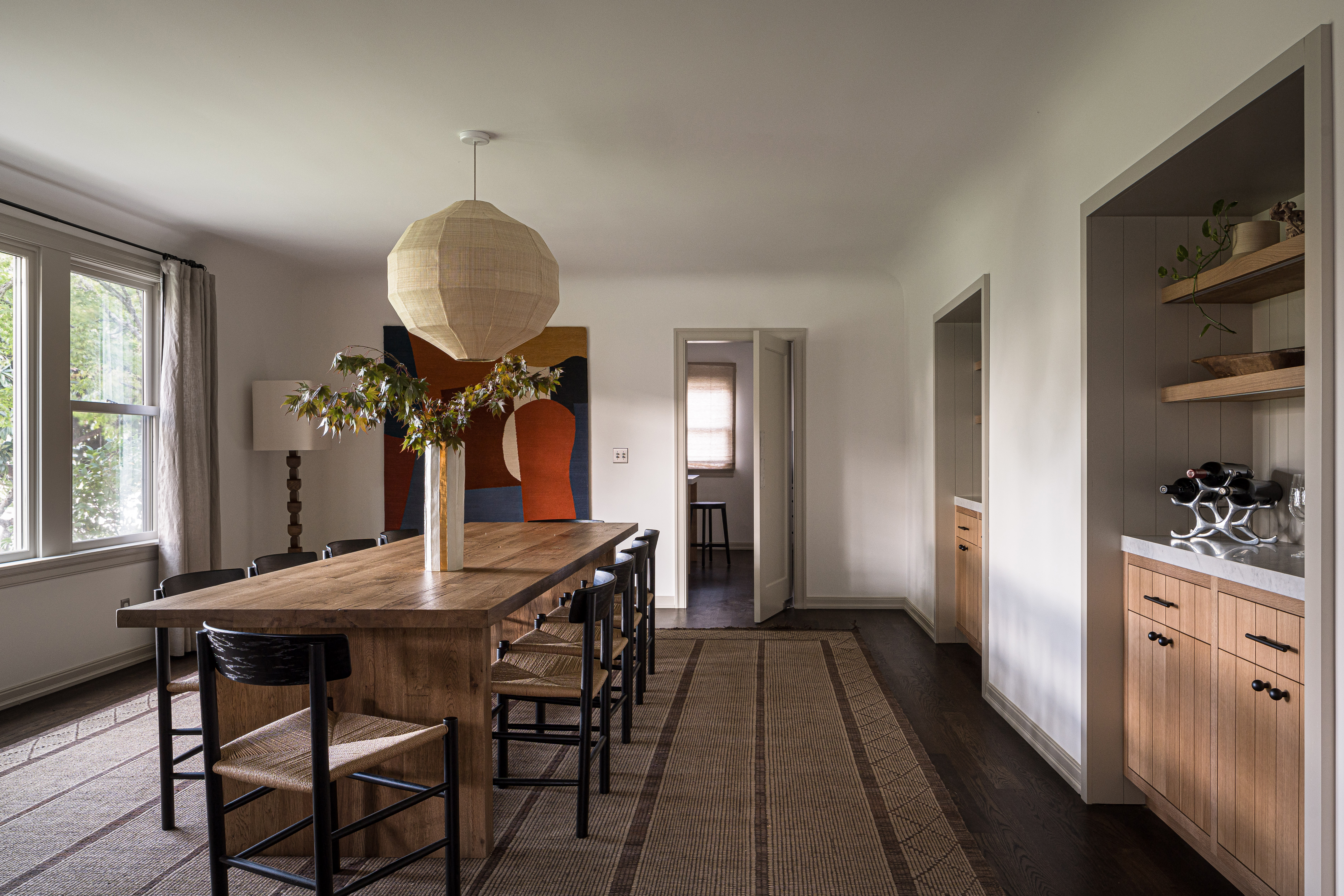 Ehlers Estate — residence dining room, after renovation.