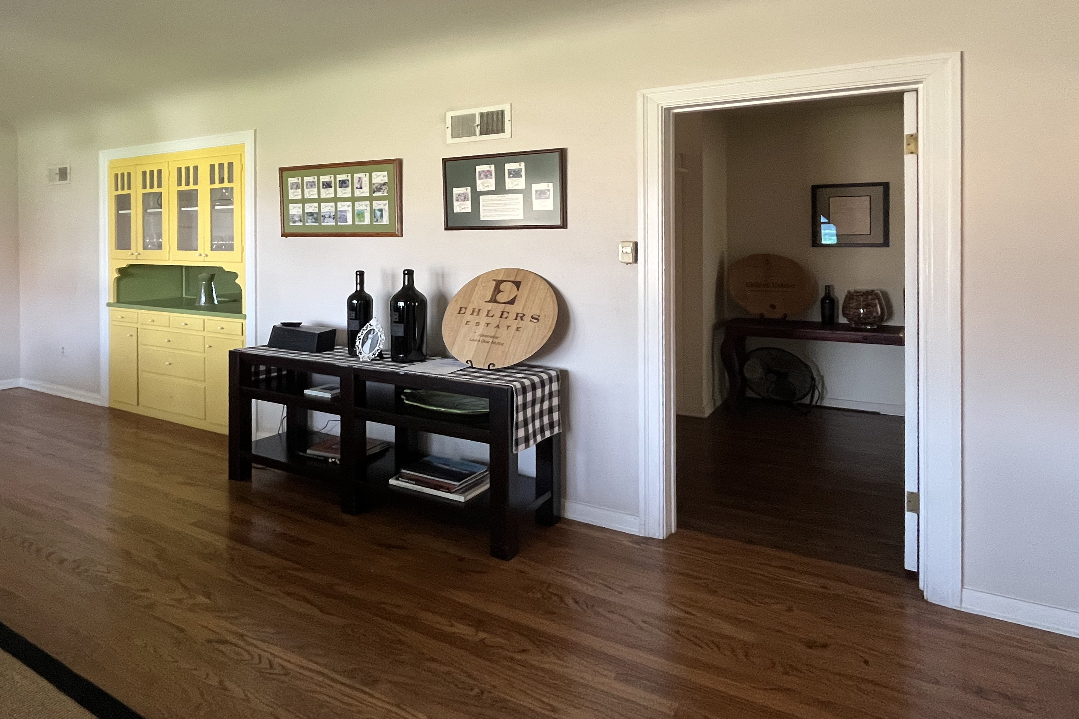 Ehlers Estate — residence dining room, before renovation.